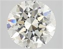 Natural Diamond 3.03 Carats, Round with Very Good Cut, J Color, VVS2 Clarity and Certified by GIA