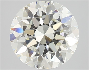 Picture of Natural Diamond 3.03 Carats, Round with Very Good Cut, J Color, VVS2 Clarity and Certified by GIA