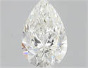 Natural Diamond 0.55 Carats, Pear with  Cut, G Color, IF Clarity and Certified by GIA