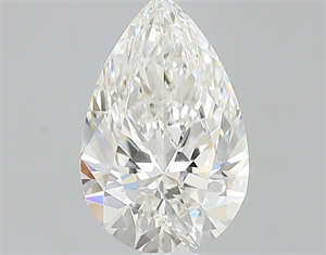 Picture of Natural Diamond 0.55 Carats, Pear with  Cut, G Color, IF Clarity and Certified by GIA