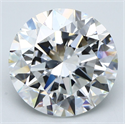 Natural Diamond 6.07 Carats, Round with Excellent Cut, E Color, VS2 Clarity and Certified by GIA