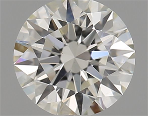 Picture of Natural Diamond 0.48 Carats, Round with Excellent Cut, J Color, SI1 Clarity and Certified by GIA