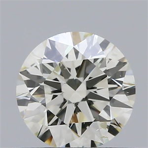 Picture of Natural Diamond 0.50 Carats, Round with Excellent Cut, J Color, SI1 Clarity and Certified by IGI