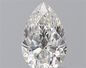 Picture of Natural Diamond 0.71 Carats, Pear with  Cut, F Color, VS2 Clarity and Certified by GIA