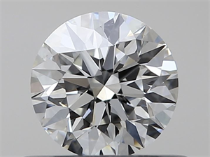 Picture of Natural Diamond 0.42 Carats, Round with Excellent Cut, H Color, VS2 Clarity and Certified by GIA