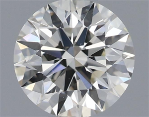 Picture of Natural Diamond 0.43 Carats, Round with Excellent Cut, I Color, VS1 Clarity and Certified by IGI