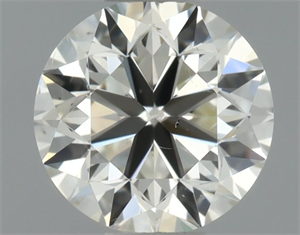 Picture of Natural Diamond 0.40 Carats, Round with Very Good Cut, J Color, VS2 Clarity and Certified by GIA