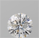 Natural Diamond 2.01 Carats, Round with Excellent Cut, F Color, SI1 Clarity and Certified by GIA