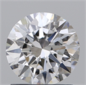 Natural Diamond 1.28 Carats, Round with Excellent Cut, D Color, IF Clarity and Certified by GIA