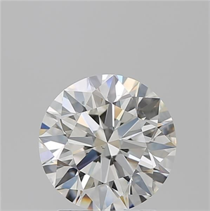 Picture of Natural Diamond 2.02 Carats, Round with Excellent Cut, H Color, VS2 Clarity and Certified by GIA