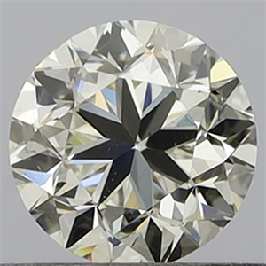 Picture of Natural Diamond 0.50 Carats, Round with Good Cut, K Color, SI1 Clarity and Certified by GIA