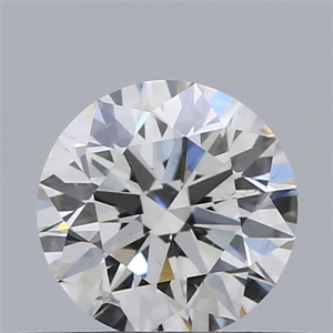 Picture of Natural Diamond 0.42 Carats, Round with Excellent Cut, H Color, SI1 Clarity and Certified by GIA