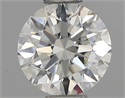 Natural Diamond 0.52 Carats, Round with Excellent Cut, I Color, VS2 Clarity and Certified by IGI