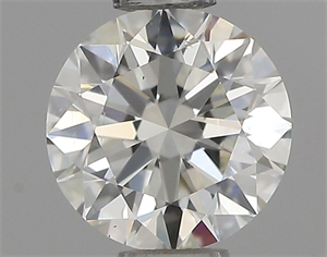 Picture of Natural Diamond 0.52 Carats, Round with Excellent Cut, I Color, VS2 Clarity and Certified by IGI