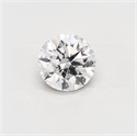 Natural Diamond 2.51 Carats, Round with Excellent Cut, H Color, I1 Clarity and Certified by GIA