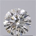 Natural Diamond 0.57 Carats, Round with Excellent Cut, K Color, VS1 Clarity and Certified by GIA