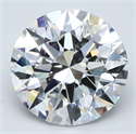 Natural Diamond 4.53 Carats, Round with Excellent Cut, E Color, VS1 Clarity and Certified by GIA