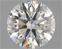 Natural Diamond 2.53 Carats, Round with Excellent Cut, H Color, SI2 Clarity and Certified by GIA