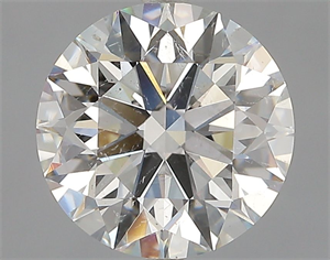 Picture of Natural Diamond 2.53 Carats, Round with Excellent Cut, H Color, SI2 Clarity and Certified by GIA