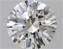 Natural Diamond 1.70 Carats, Round with Excellent Cut, H Color, VS2 Clarity and Certified by GIA