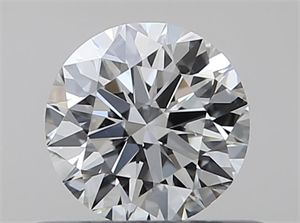 Picture of Natural Diamond 0.40 Carats, Round with Excellent Cut, I Color, VS2 Clarity and Certified by GIA