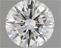 Natural Diamond 0.42 Carats, Round with Excellent Cut, H Color, VS1 Clarity and Certified by IGI