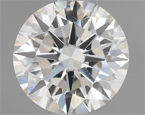 Picture of Natural Diamond 0.42 Carats, Round with Excellent Cut, H Color, VS1 Clarity and Certified by IGI