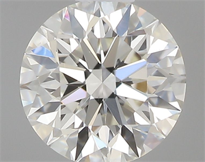 Picture of Natural Diamond 0.43 Carats, Round with Excellent Cut, I Color, VS1 Clarity and Certified by GIA