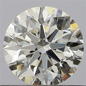 Picture of Natural Diamond 0.41 Carats, Round with Excellent Cut, I Color, VS2 Clarity and Certified by GIA