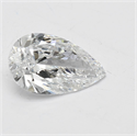 Natural Diamond 1.01 Carats, Pear with  Cut, D Color, VS1 Clarity and Certified by GIA