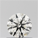 Natural Diamond 0.50 Carats, Round with Very Good Cut, J Color, SI1 Clarity and Certified by IGI