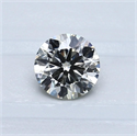 Natural Diamond 0.60 Carats, Round with Good Cut, K Color, SI1 Clarity and Certified by GIA