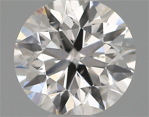 Picture of Natural Diamond 0.50 Carats, Round with Excellent Cut, H Color, SI1 Clarity and Certified by IGI