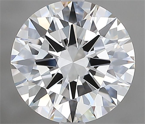 Picture of Natural Diamond 2.00 Carats, Round with Excellent Cut, F Color, IF Clarity and Certified by GIA