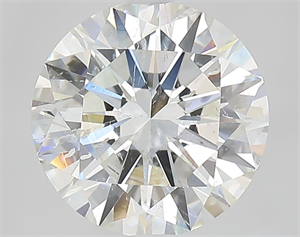 Picture of Natural Diamond 3.00 Carats, Round with Excellent Cut, G Color, SI2 Clarity and Certified by GIA