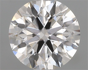 Picture of Natural Diamond 0.50 Carats, Round with Very Good Cut, I Color, SI2 Clarity and Certified by GIA