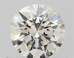 Picture of Natural Diamond 0.50 Carats, Round with Very Good Cut, K Color, VS1 Clarity and Certified by GIA