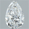 Natural Diamond 1.01 Carats, Pear with  Cut, E Color, VVS1 Clarity and Certified by GIA