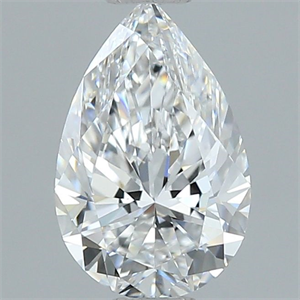 Picture of Natural Diamond 1.01 Carats, Pear with  Cut, E Color, VVS1 Clarity and Certified by GIA