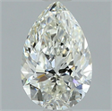 Natural Diamond 1.00 Carats, Pear with  Cut, I Color, VS1 Clarity and Certified by GIA