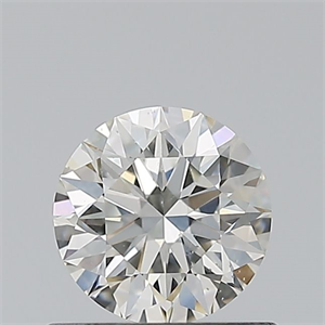 Picture of Natural Diamond 0.52 Carats, Round with Excellent Cut, J Color, SI2 Clarity and Certified by GIA