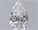 Natural Diamond 0.75 Carats, Pear with  Cut, E Color, VVS2 Clarity and Certified by GIA