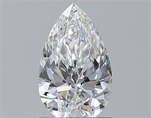 Picture of Natural Diamond 0.75 Carats, Pear with  Cut, E Color, VVS2 Clarity and Certified by GIA