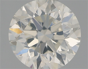 Picture of Natural Diamond 0.70 Carats, Round with Good Cut, J Color, SI2 Clarity and Certified by GIA