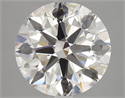 Natural Diamond 3.32 Carats, Round with Excellent Cut, K Color, VS1 Clarity and Certified by GIA