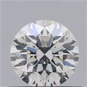 Natural Diamond 0.42 Carats, Round with Excellent Cut, G Color, SI2 Clarity and Certified by GIA