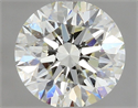 Natural Diamond 0.52 Carats, Round with Excellent Cut, K Color, VS1 Clarity and Certified by GIA