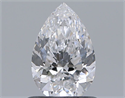 Natural Diamond 0.71 Carats, Pear with  Cut, D Color, VS1 Clarity and Certified by GIA