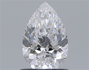 Picture of Natural Diamond 0.71 Carats, Pear with  Cut, D Color, VS1 Clarity and Certified by GIA