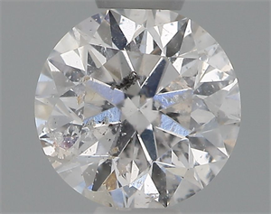 Picture of Natural Diamond 0.40 Carats, Round with Excellent Cut, E Color, I1 Clarity and Certified by GIA